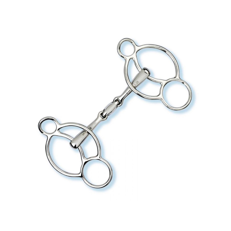 doppelt gebrochene 3-Ring Trense Easy Control