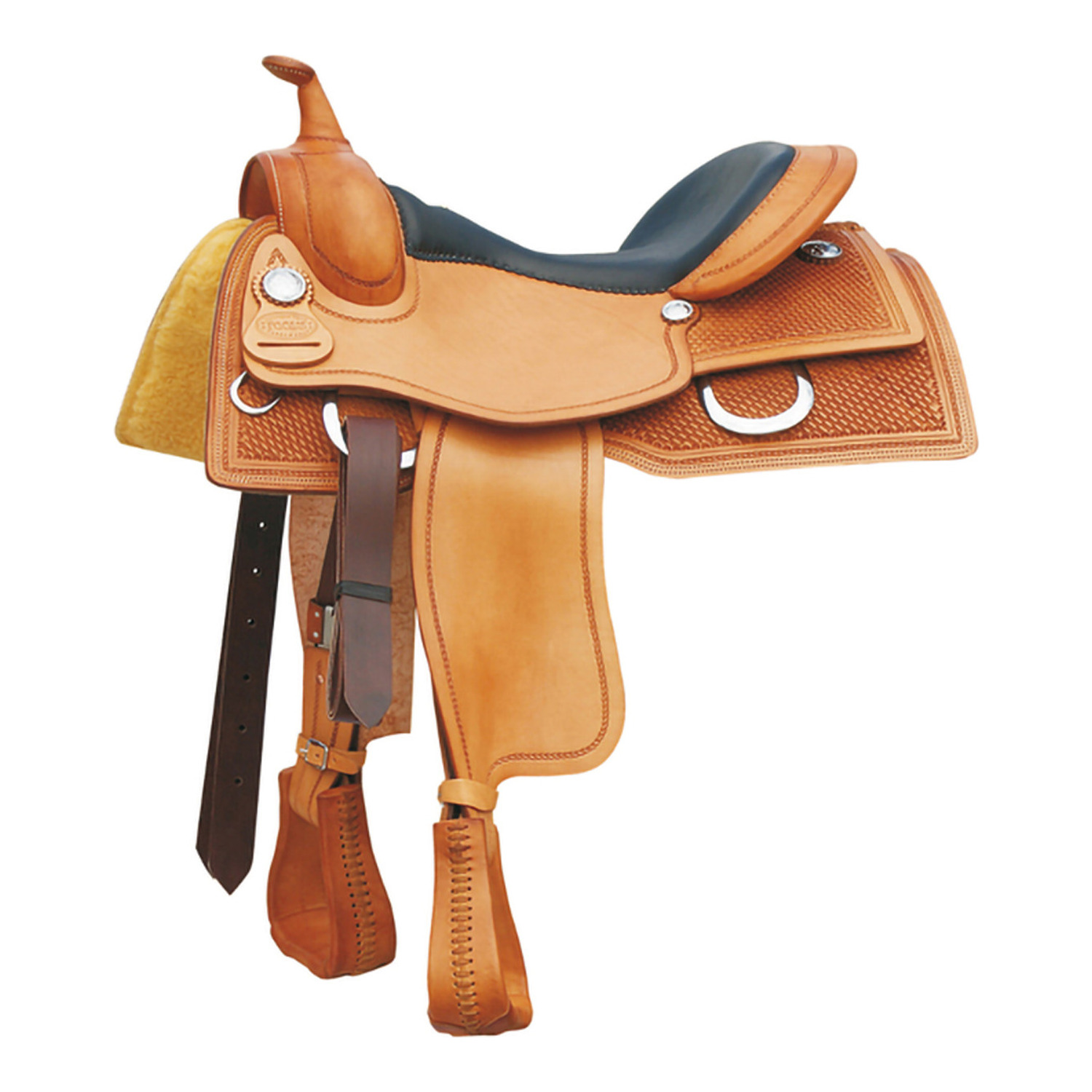 Western Working-Cow-Sattel 555 Classic aus Leder