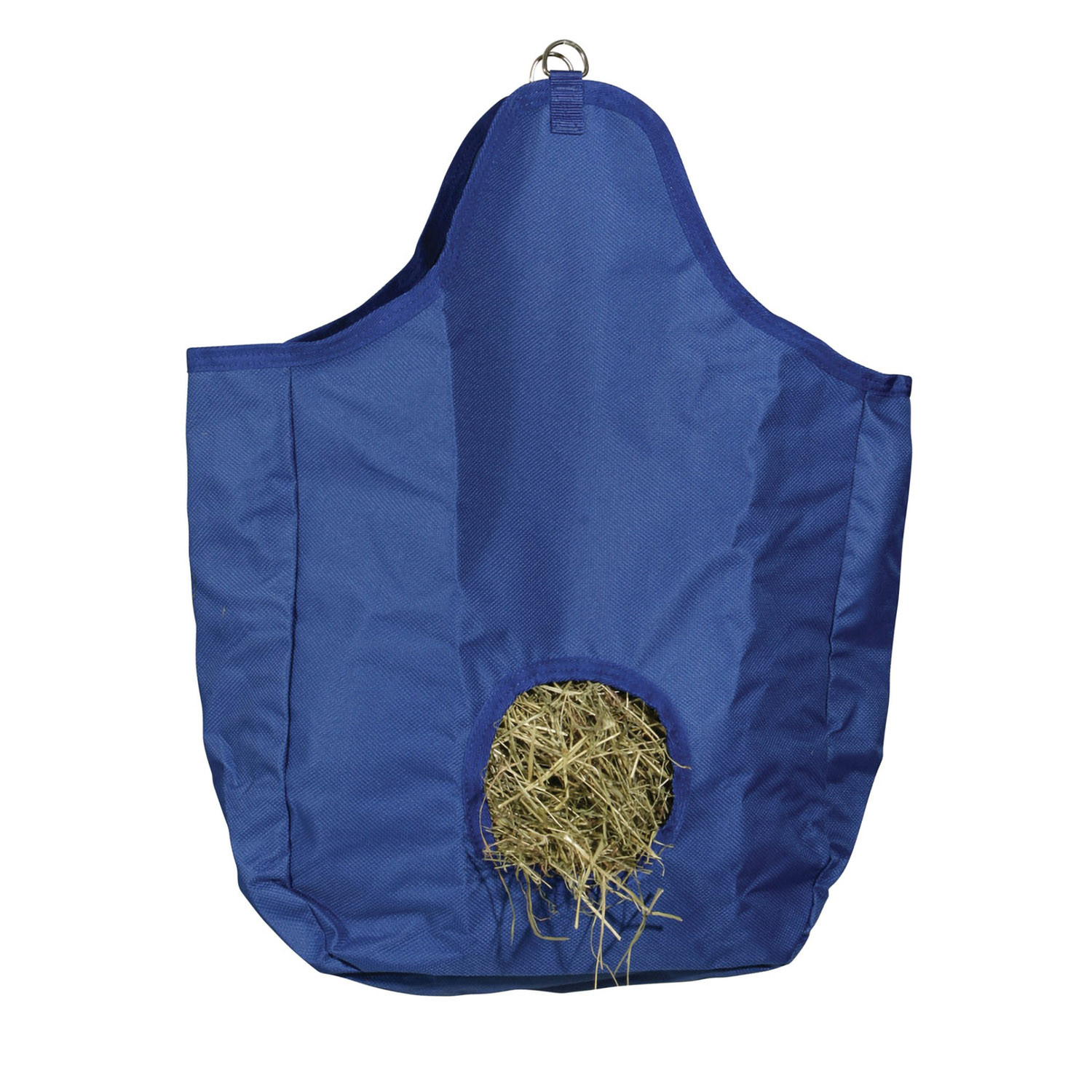 Cordura  Heusack / Heutasche mit Fressöffnung – Blau