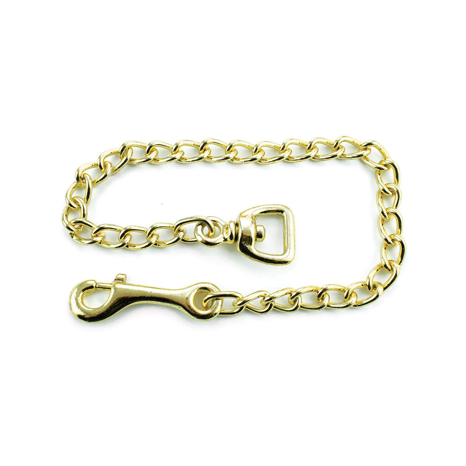 Kette für Führstrick in Gold