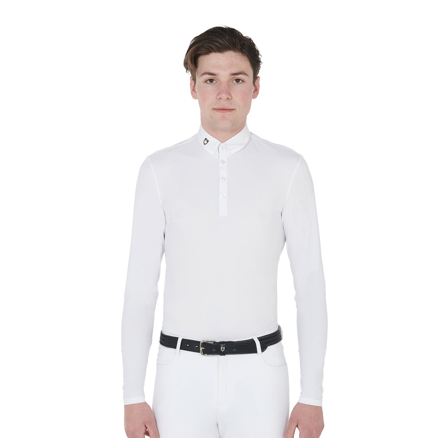 Langärmliges Herren Wettkampf-Poloshirt