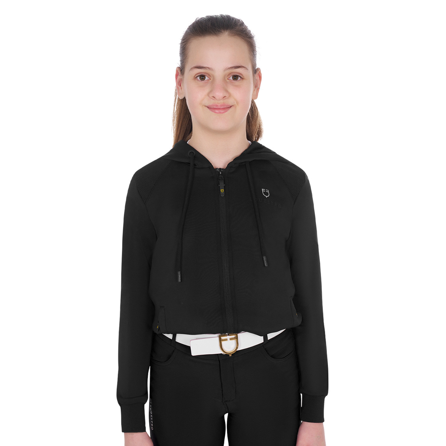 Mädchen Kapuzen-Sweatshirt mit Reißverschluss