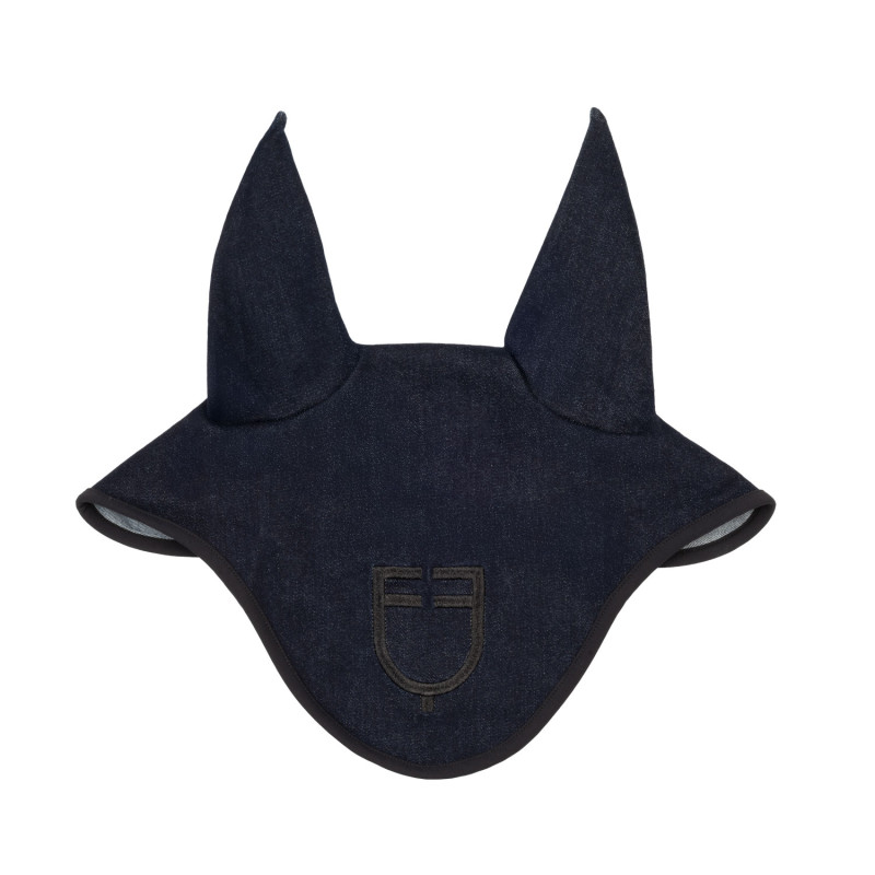 Fliegenhaube aus Denim-Effekt-Stoff