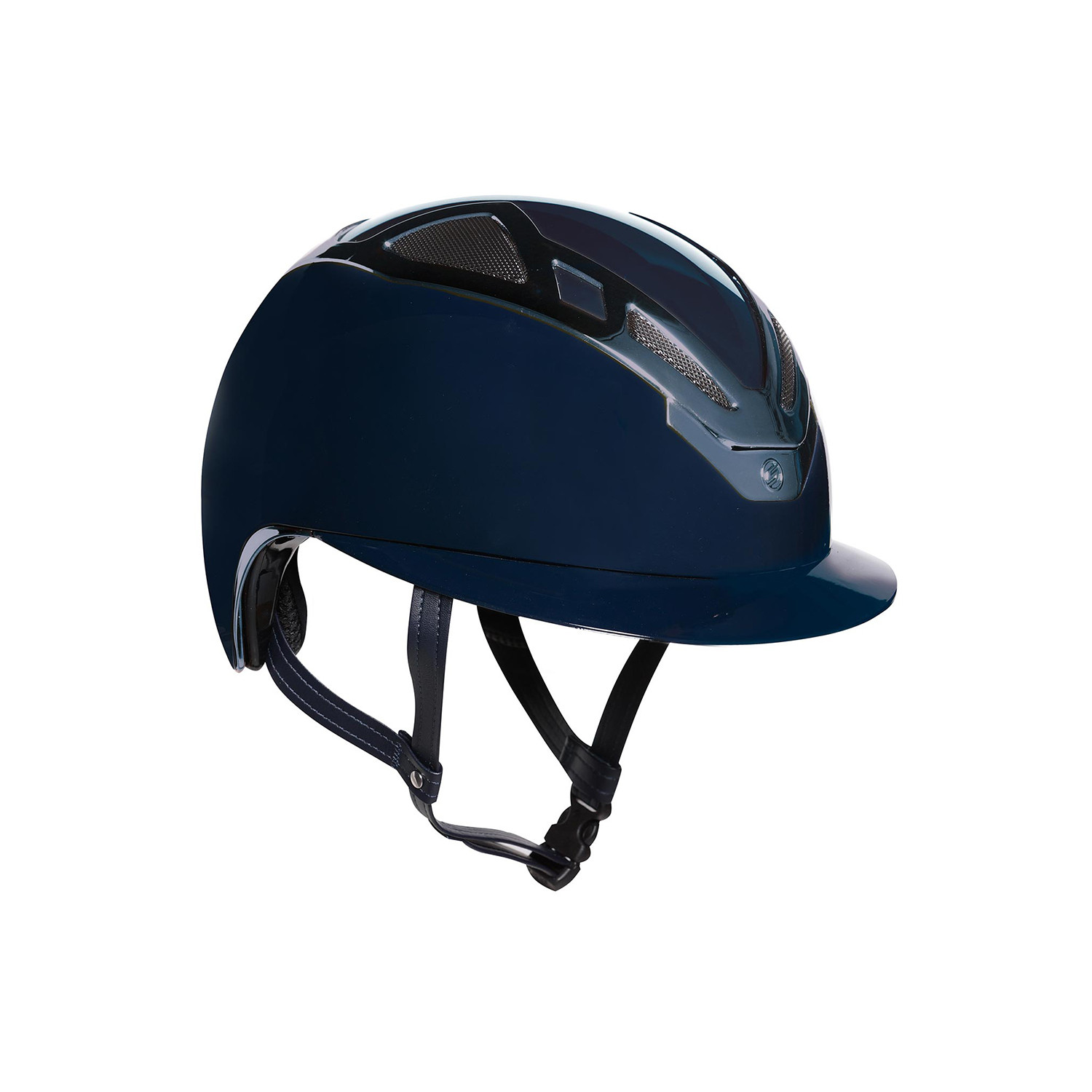 Apex Chrome-Helm blau navy glänzend