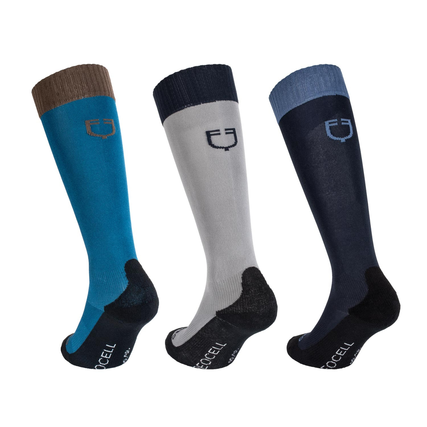 3er-Set atmungsaktive Funktions-Reitsocken