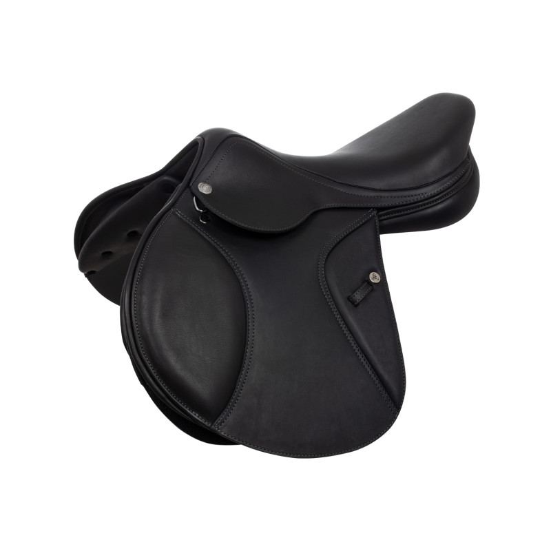 Springsattel mit Carbon-Kevlar-Baum und Kalbsleder