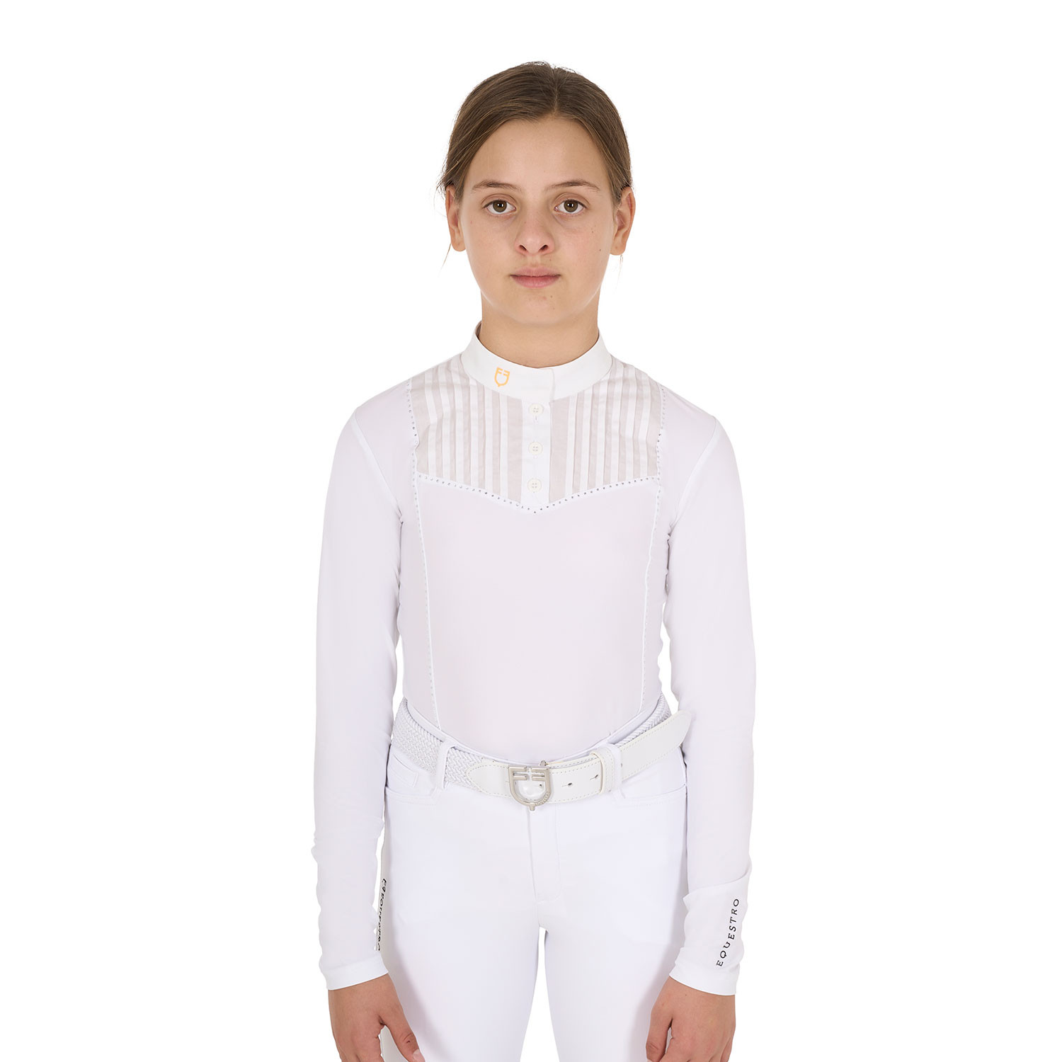 Slim Fit Wettkampf-Poloshirt für Mädchen
