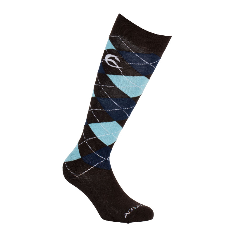 Baumwollsocken mit Rautenmuster