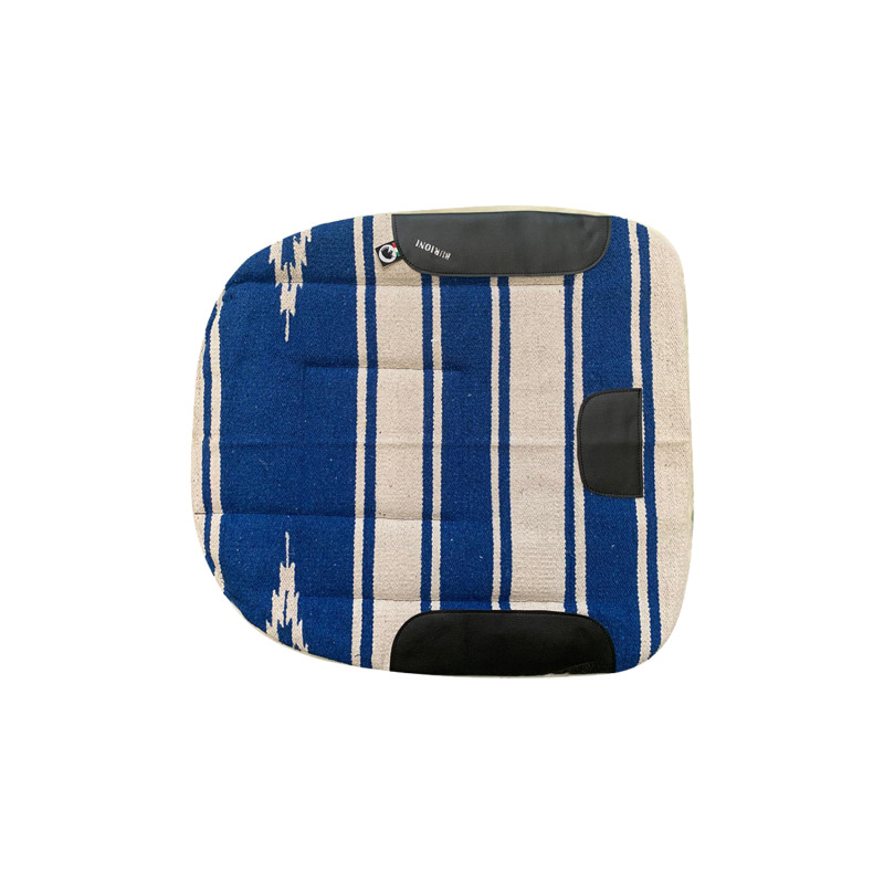 Western-Fellsattelpad mit Navajo-Stoff