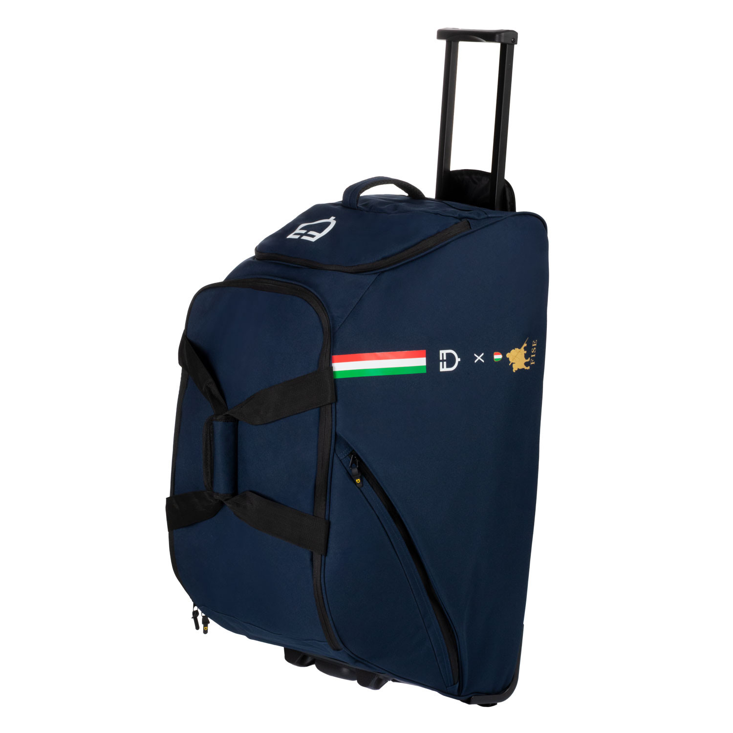 Trolley-Reisetasche für Reitstiefel und Turnierausrüstung mit Logo
