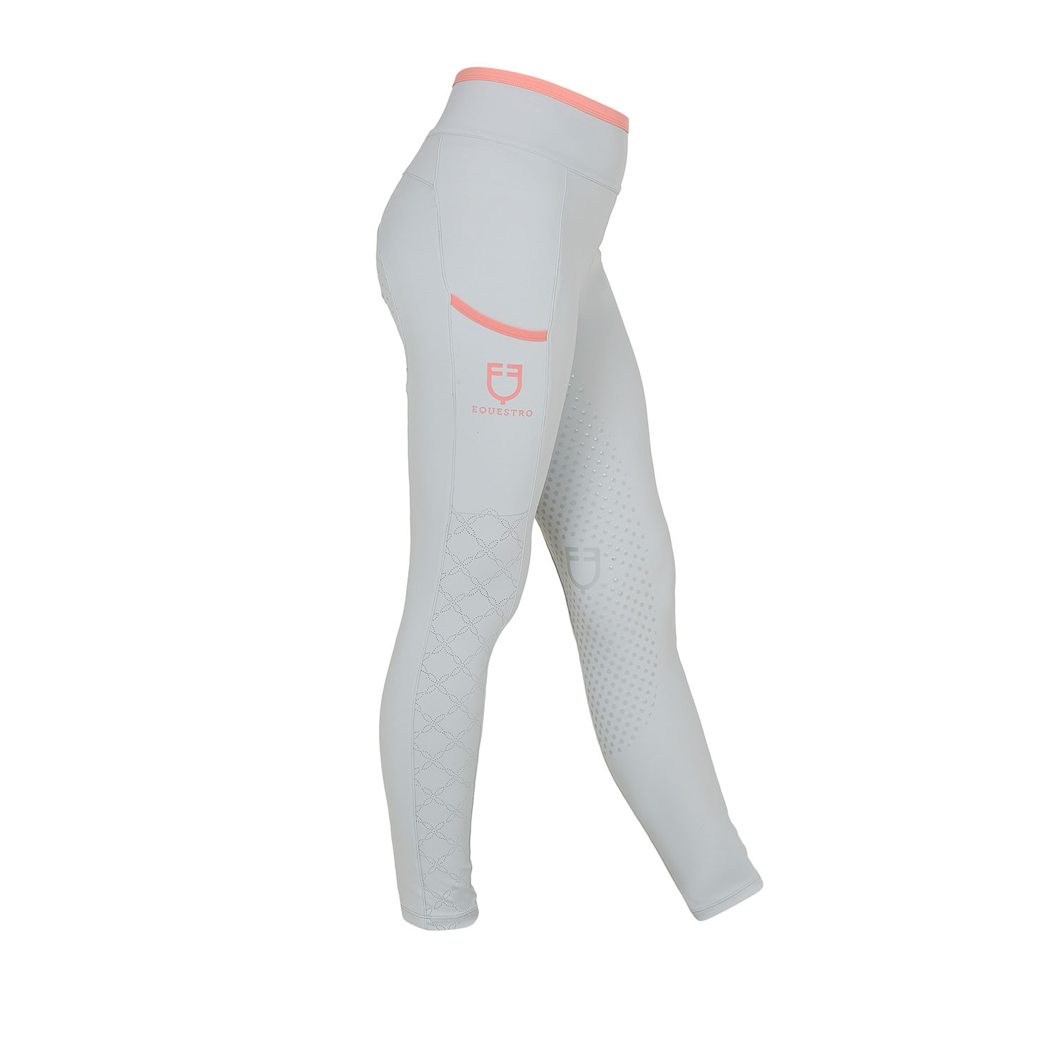 Slim-Fit Leggings mit perforierten Einsätzen