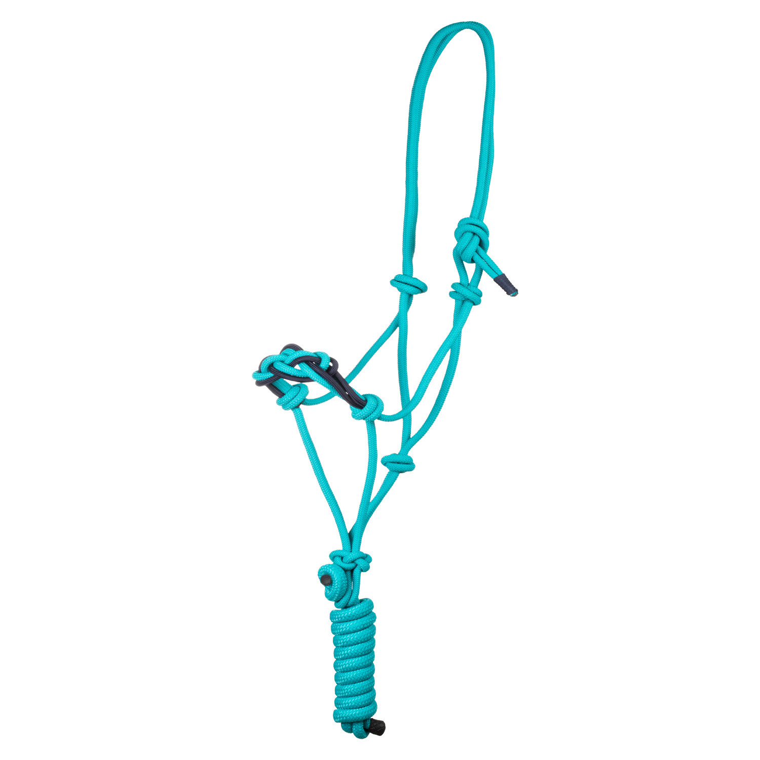 Halter aus geflochtenem Seil mit Führstrick