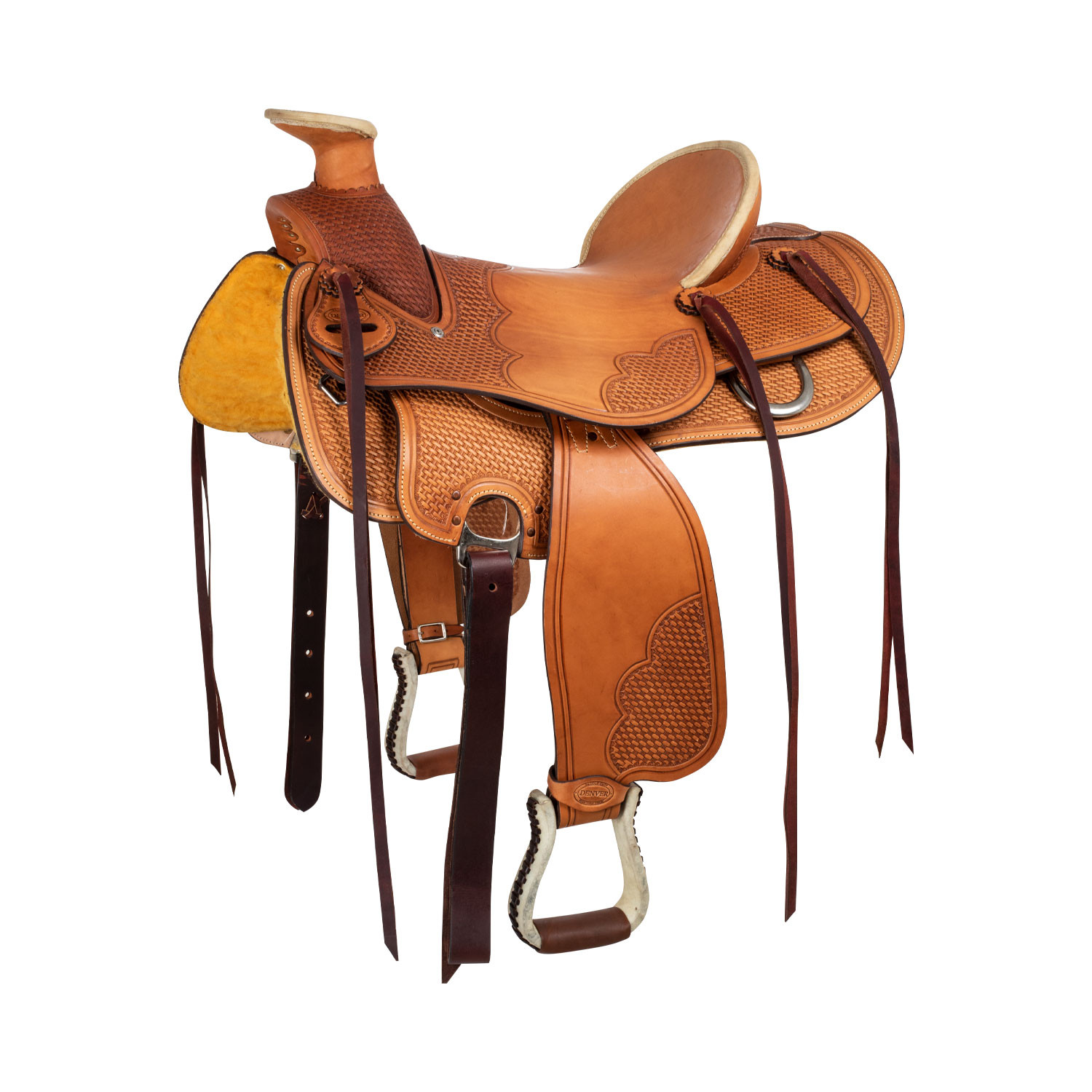 Westernsattel aus weichem Leder