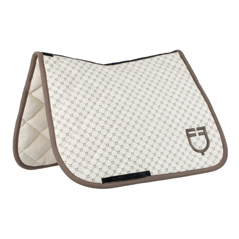 Dressurschabracke mit Monogramm-Print