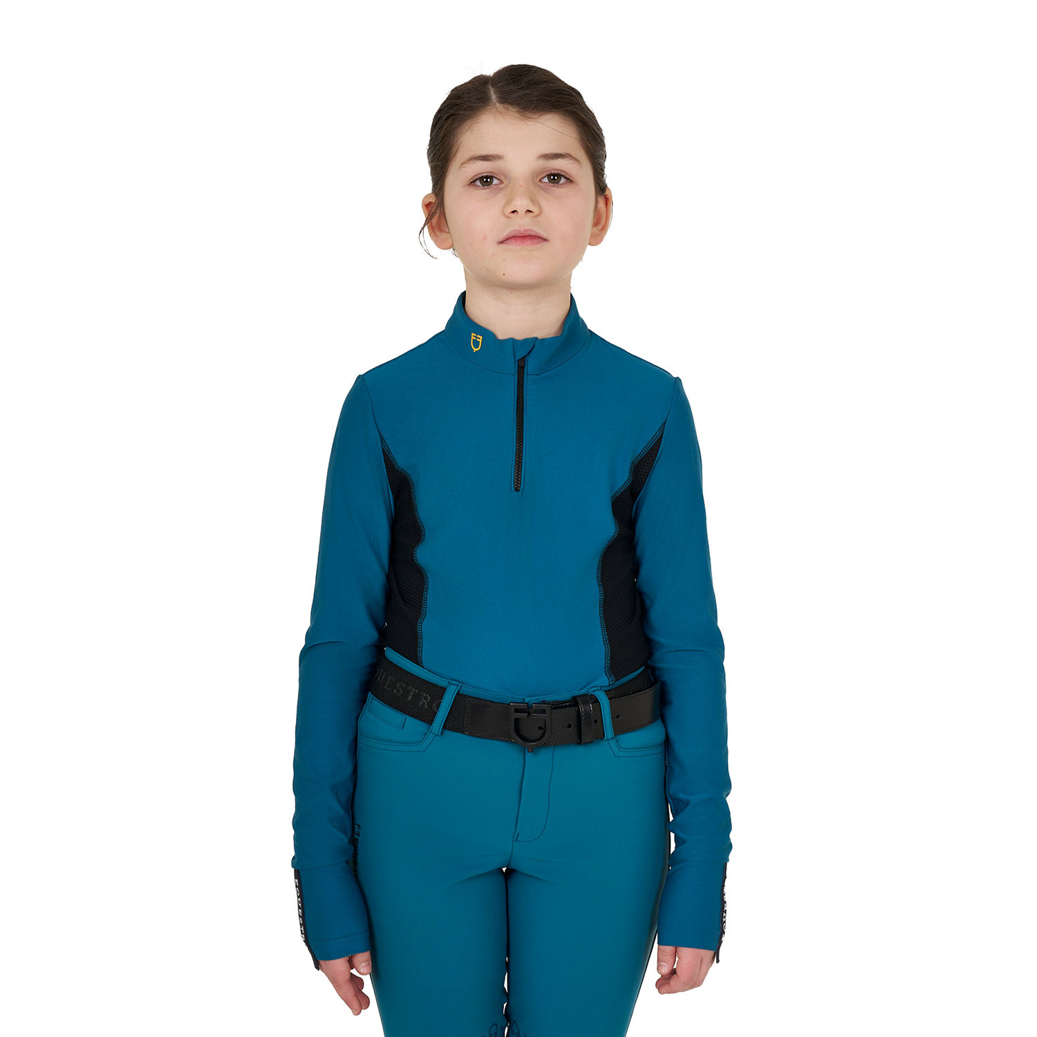 Langarm-Baselayer Slim Fit für Mädchen