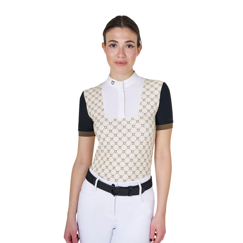 Damen Slim-Fit Wettkampf-Poloshirt