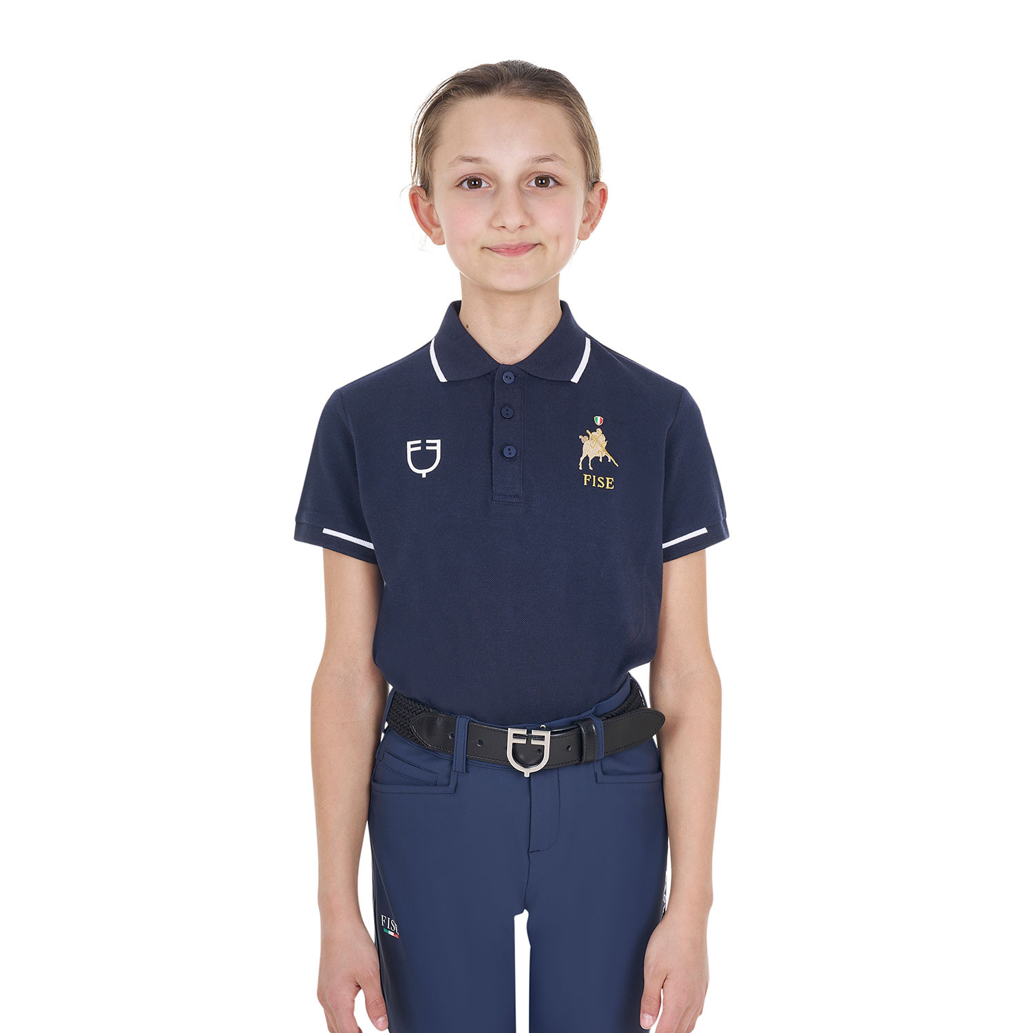 Kinder-Poloshirt aus Funktionsstoff