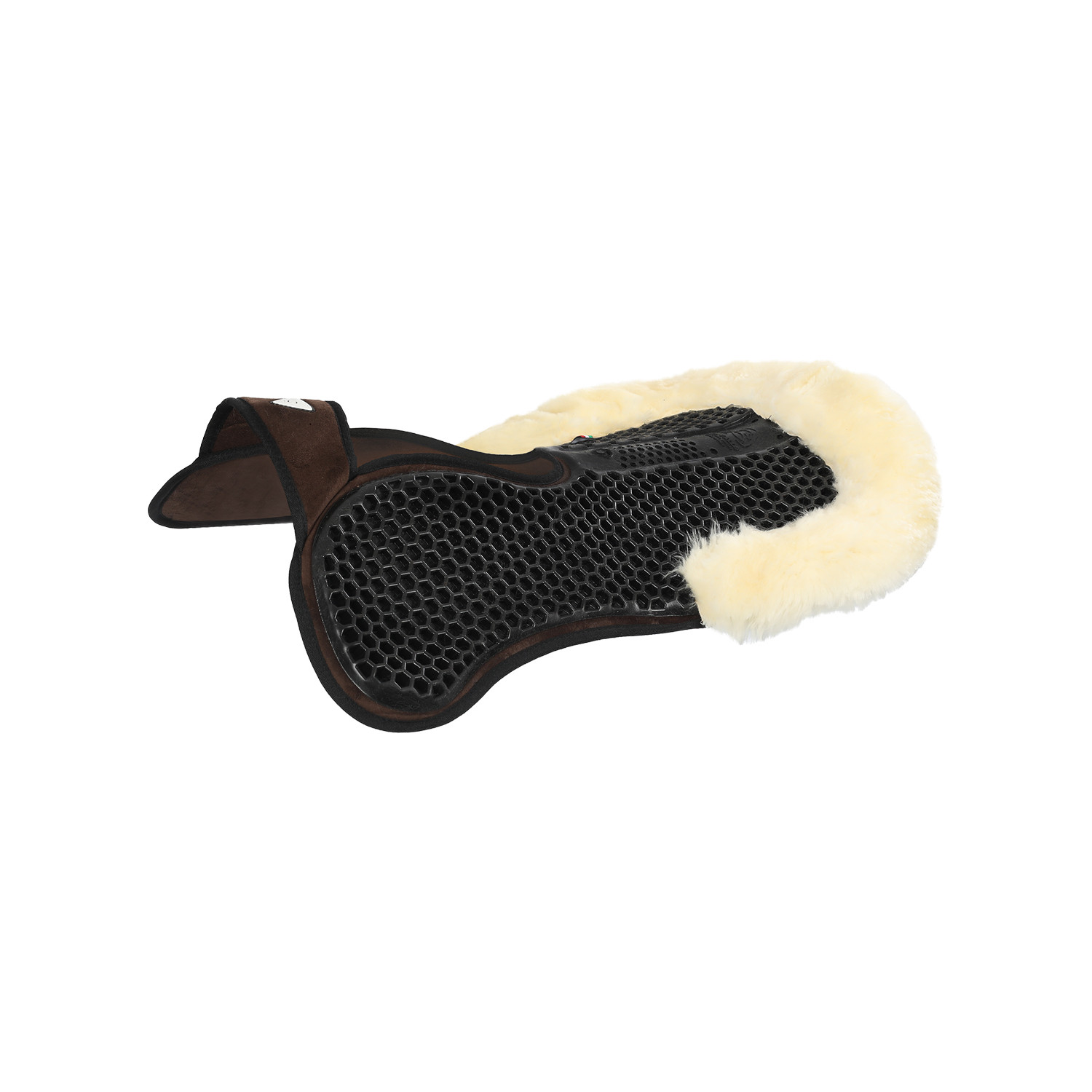 Slim Pad mit Hexagonal Gel und Lammfellrand